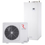 Rotenso Aquami All in Split Hydrobox Wi-Fi 8kW luft-til-vand-varmepumpe med 190 liter varmtvandsbeholder