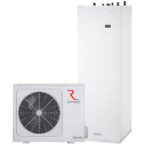 Rotenso Aquami All in Split Hydrobox Wi-Fi 14 kW luft-til-vand-varmepumpe med 240 liter varmtvandsbeholder